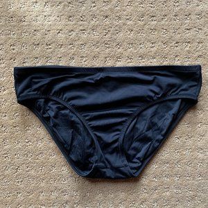 Lands' End Black Bikini Bottom, Size 10